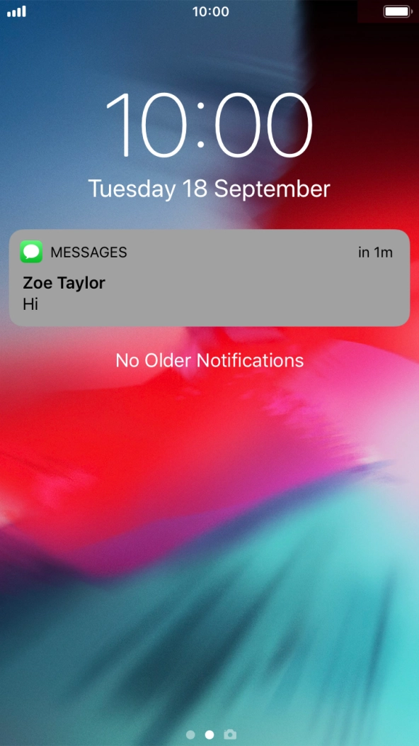 Press the required notification and follow the instructions on the screen to use the selected function. Press the required notification and follow the instructions on the screen to use the selected function.
