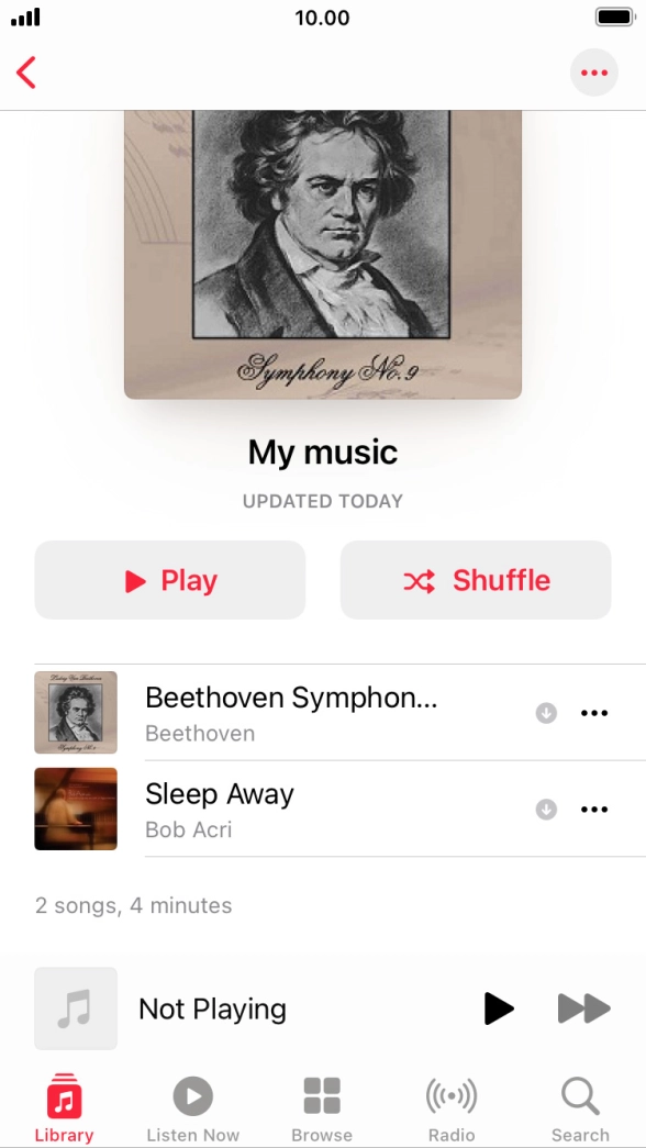Go to the required category or playlist and press the required audio file. Go to the required category or playlist and press the required audio file.