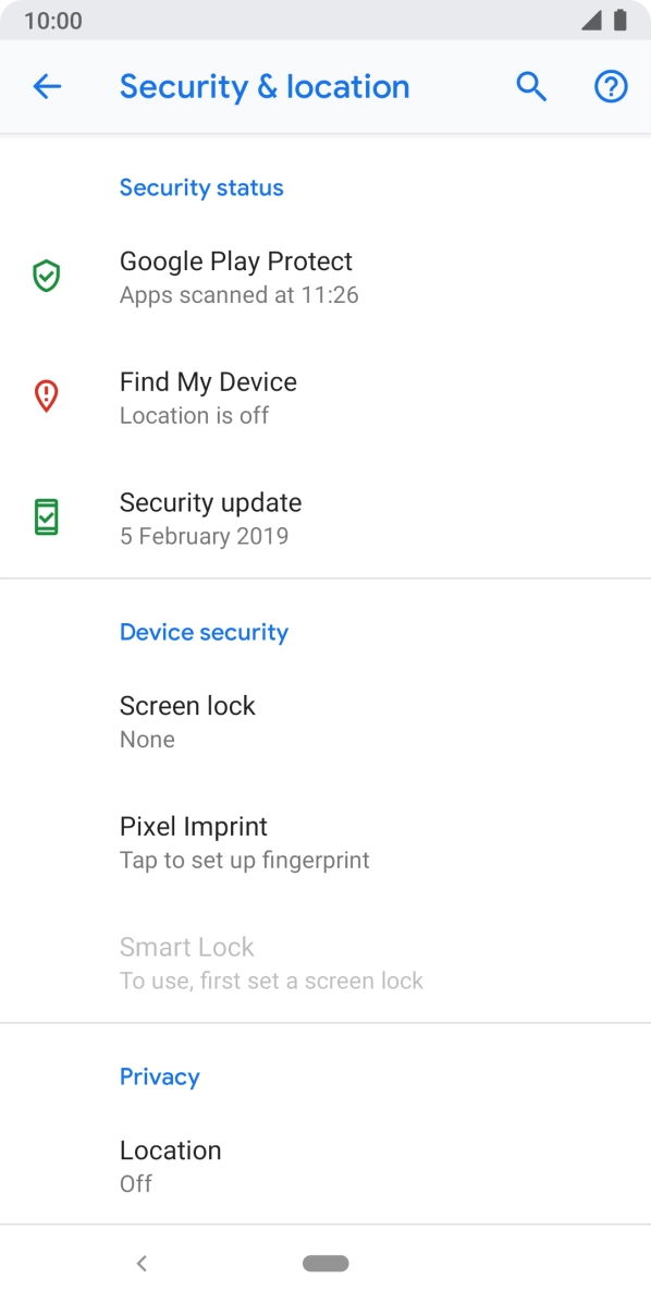 Press the Home key to return to the home screen. Press the Home key to return to the home screen.