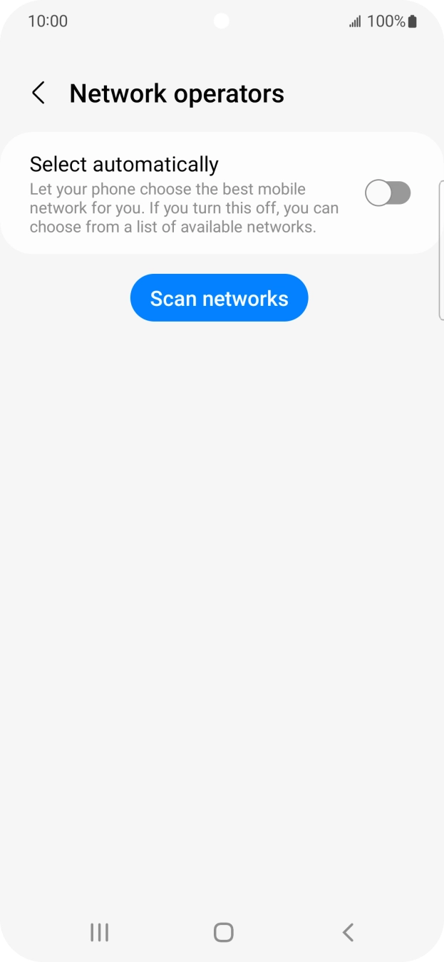 Press the indicator next to 'Select automatically' to turn on the function. Press the indicator next to 'Select automatically' to turn on the function.