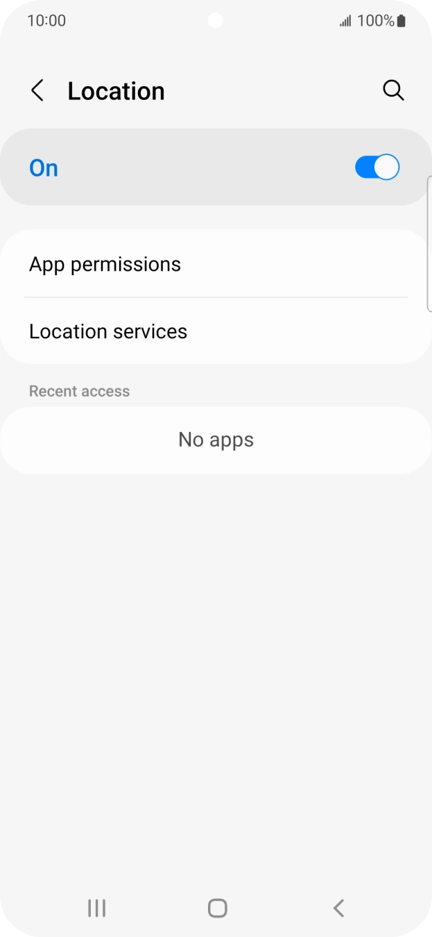Press App permissions. Press App permissions.