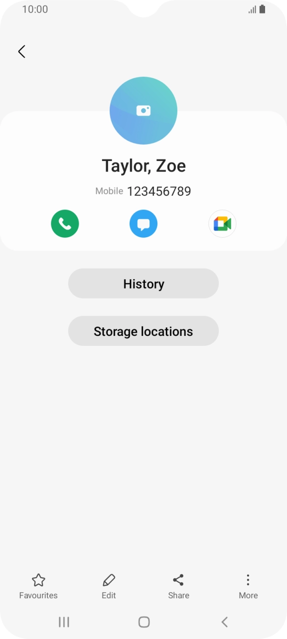 Press the Home key to return to the home screen.