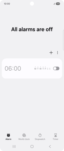 Press the Home key to return to the home screen.