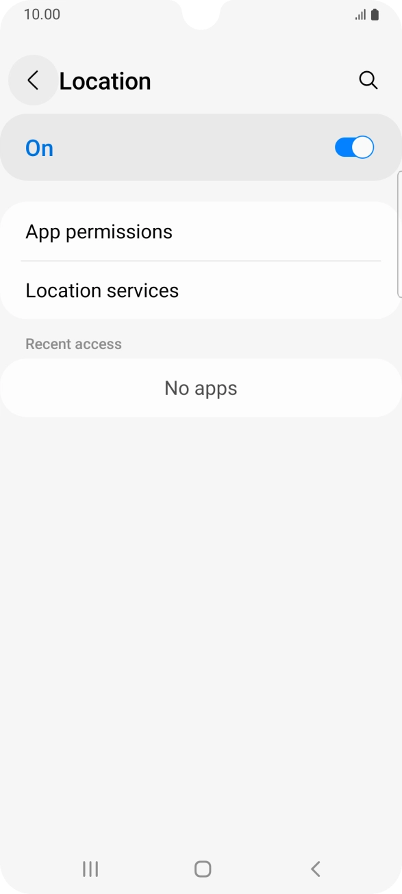 Press App permissions.
