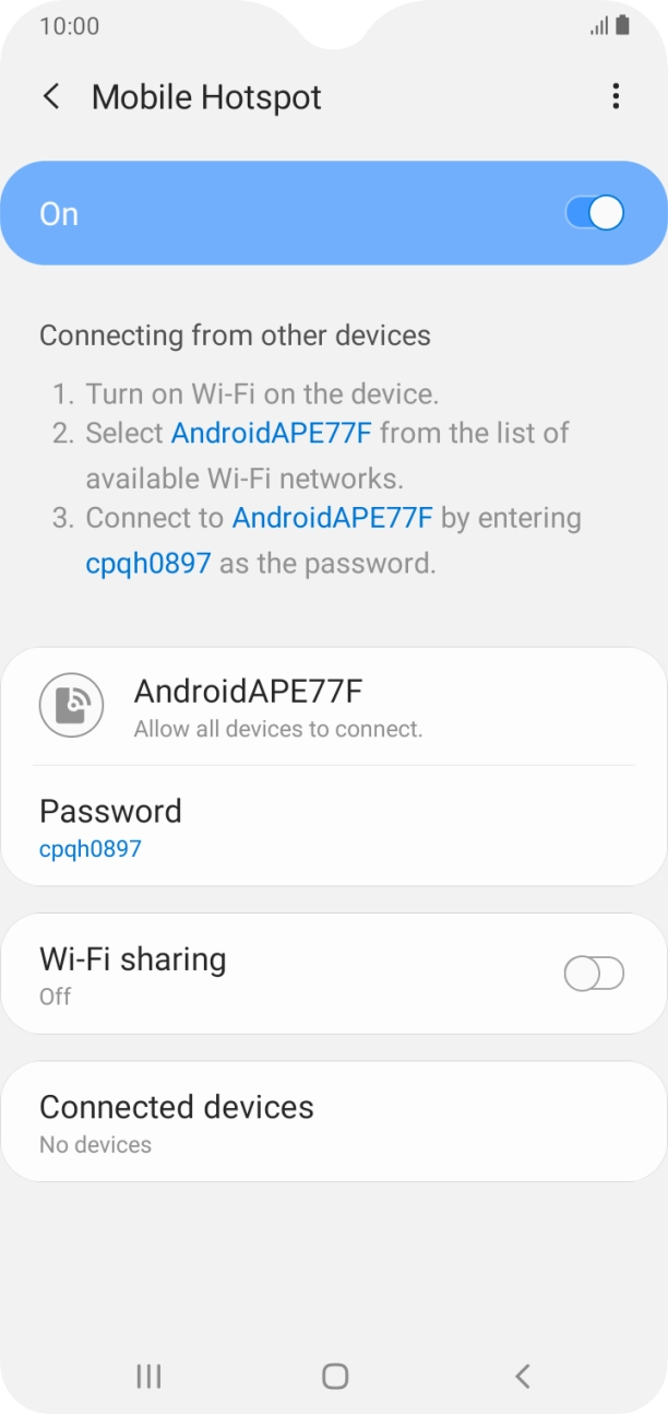 Press the Home key to return to the home screen.