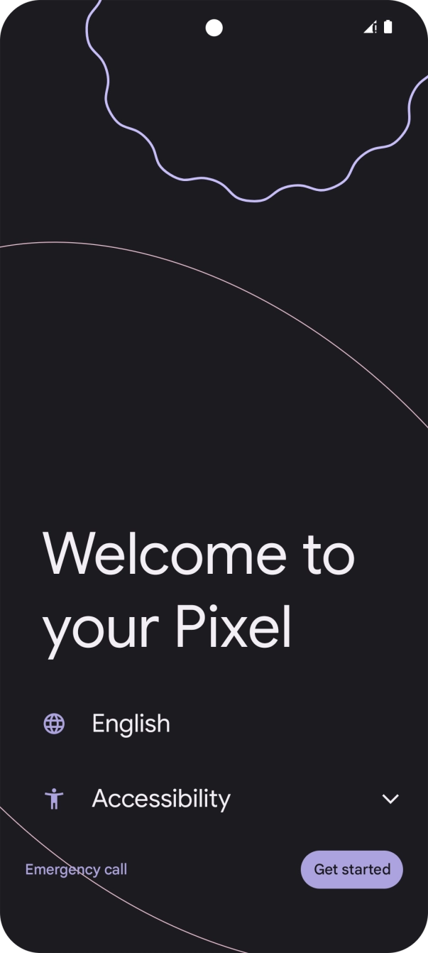 Press Get started. Press Get started.