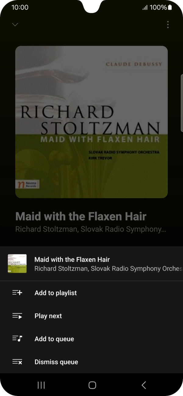 Press Add to playlist.