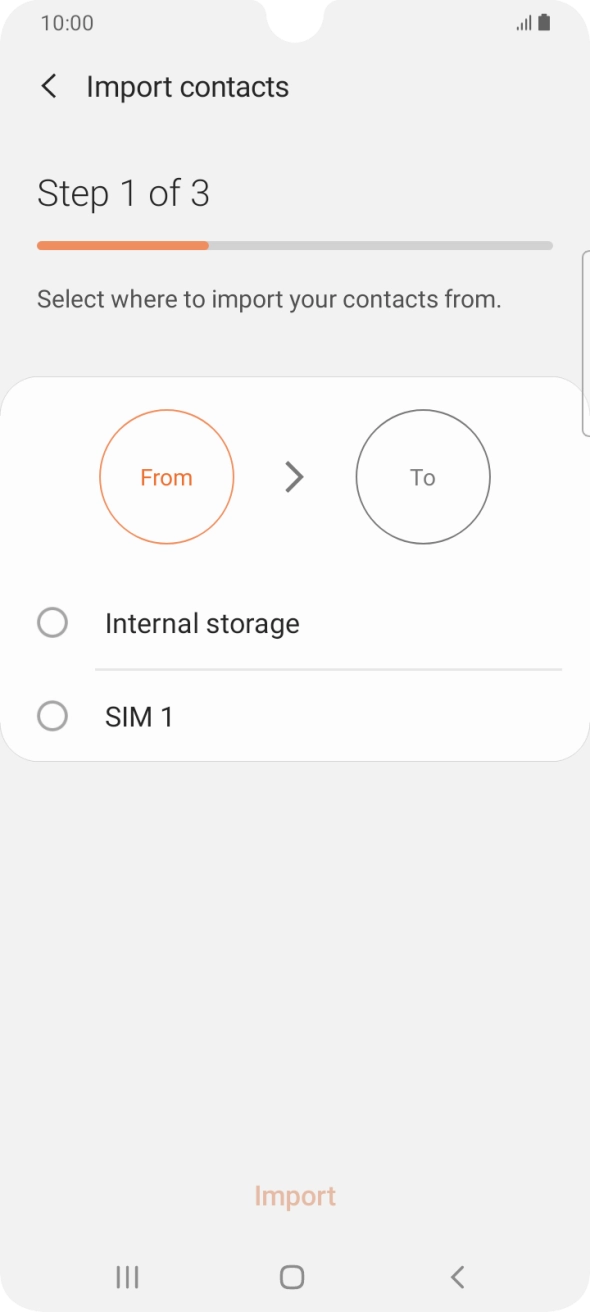 Press the name of the SIM.