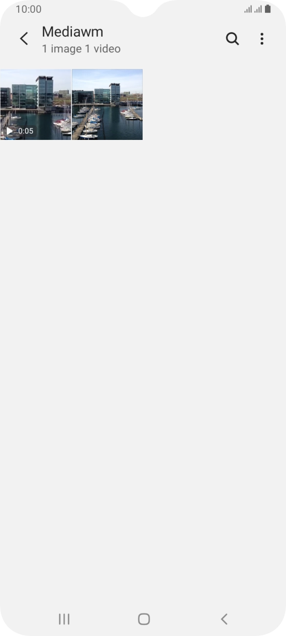 Press and hold any picture or video clip. Press and hold any picture or video clip.