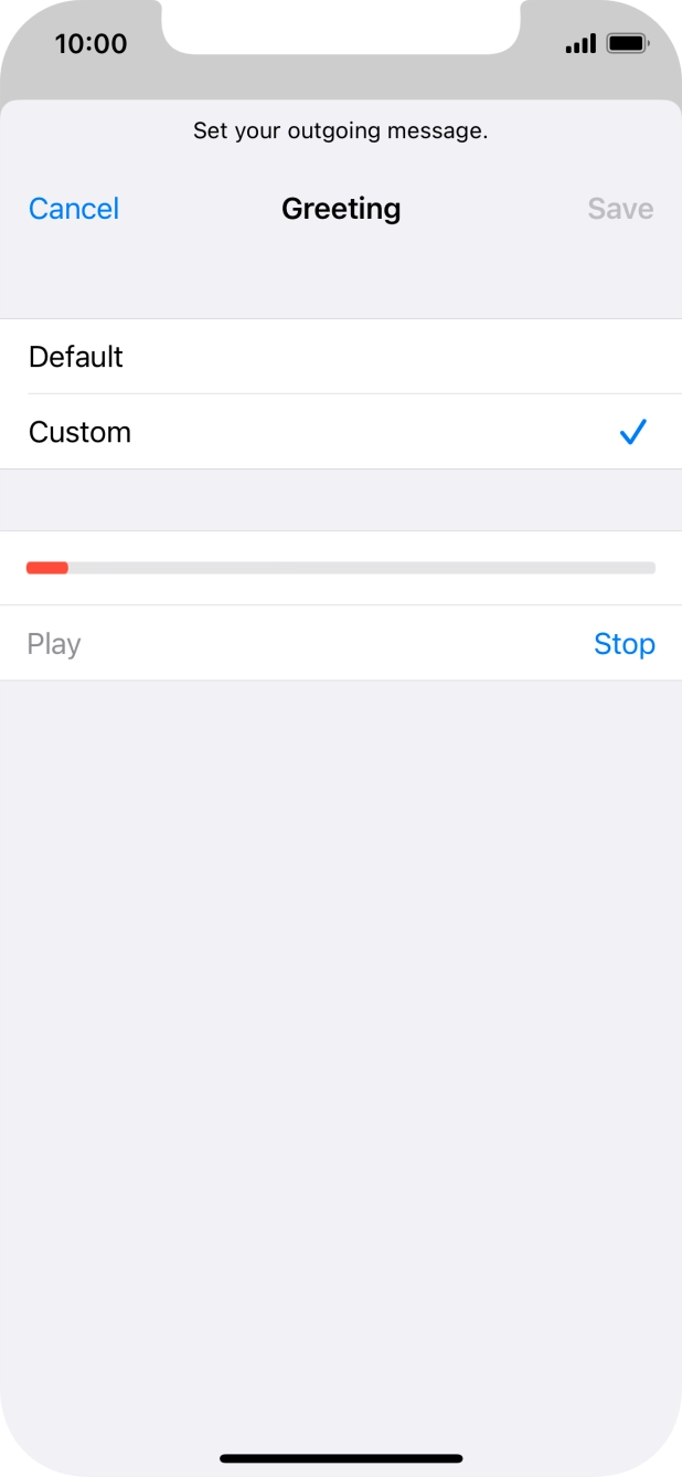 Press Stop to stop recording. Press Stop to stop recording.