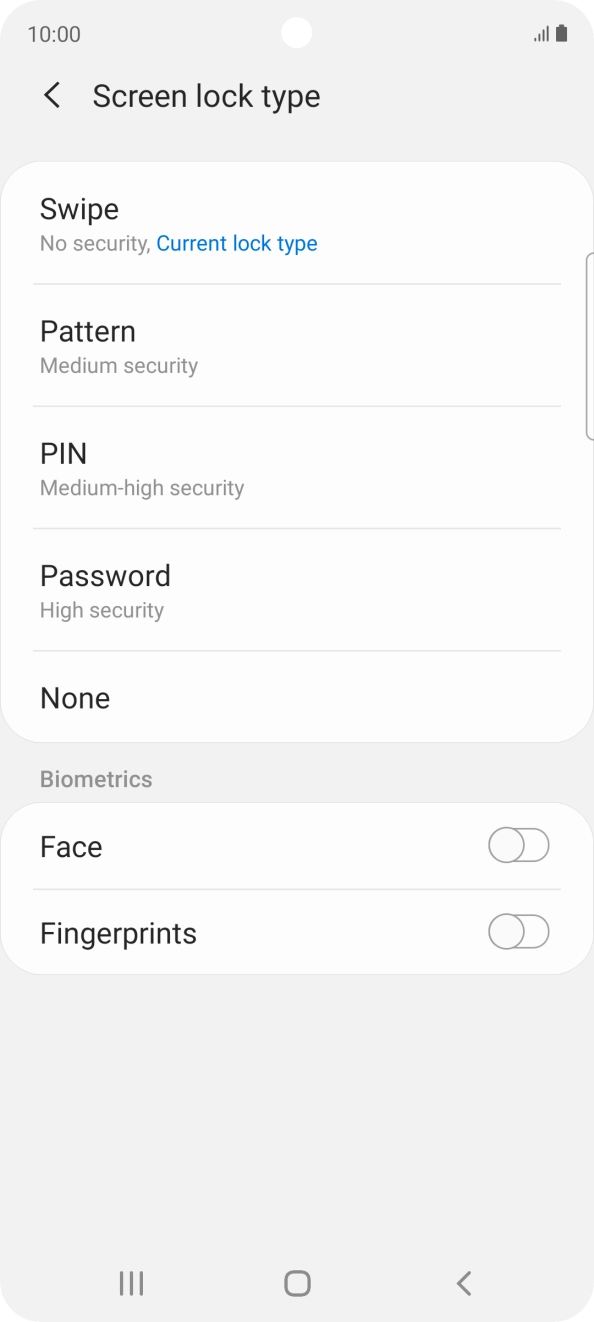 Press Fingerprints. Press Fingerprints.
