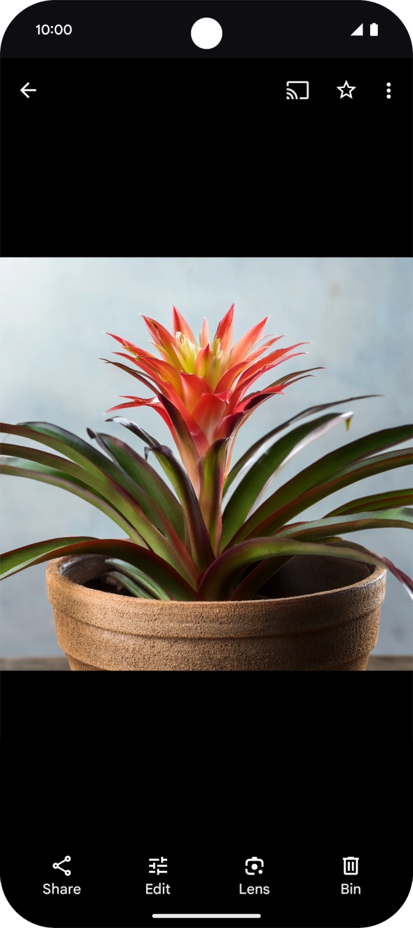 Go to the required picture. Go to the required picture.