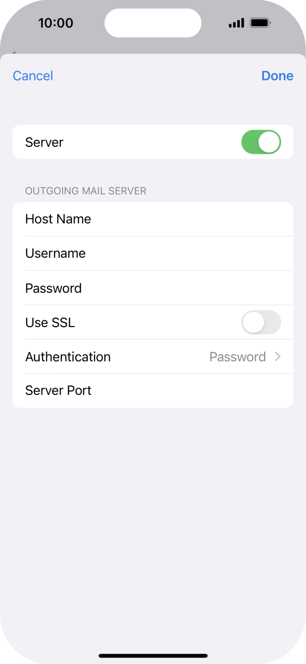 Press Authentication.