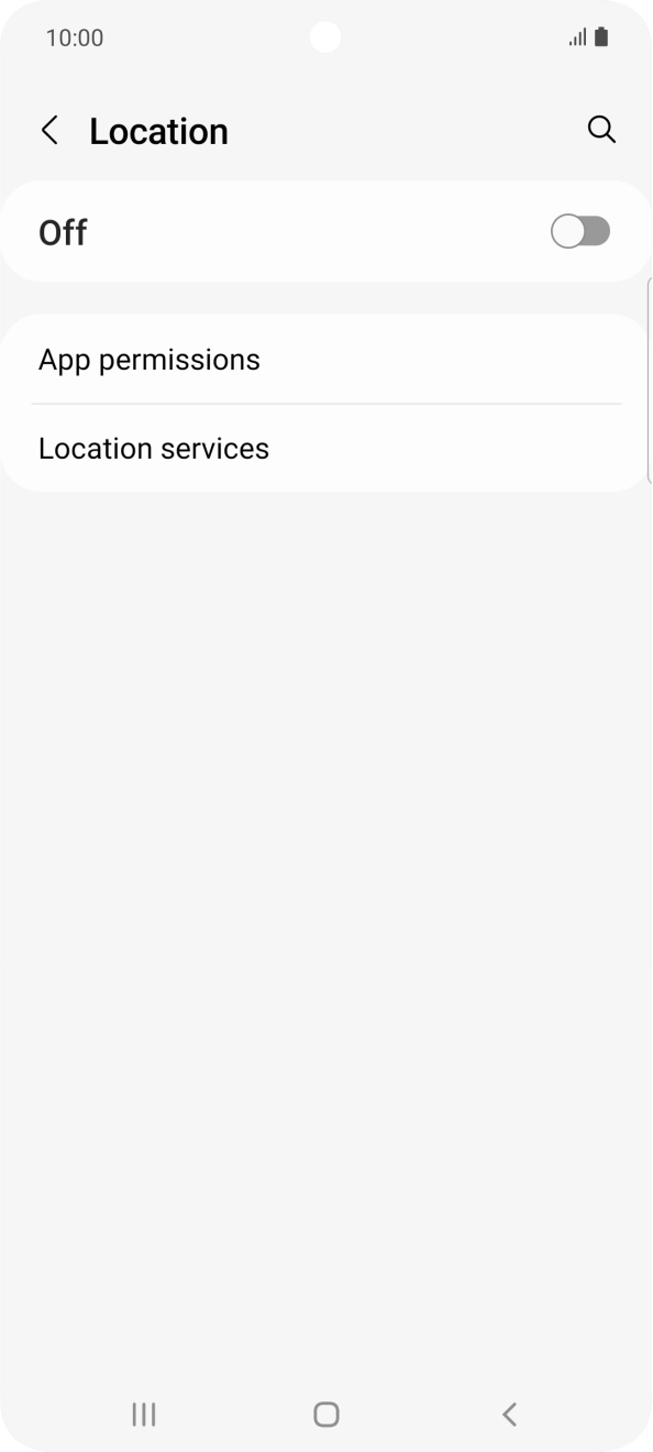 Press the indicator to turn the function on or off.