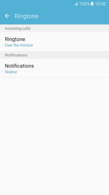 Press Ringtone.