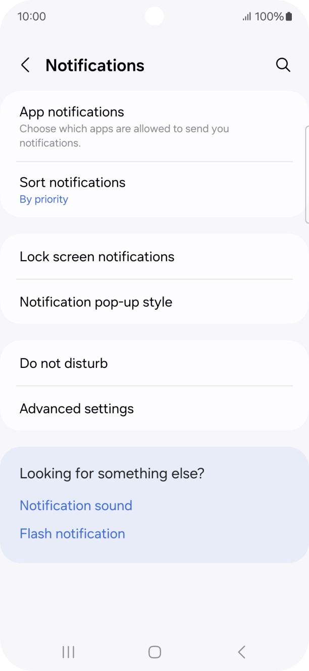 Press App notifications. Press App notifications.