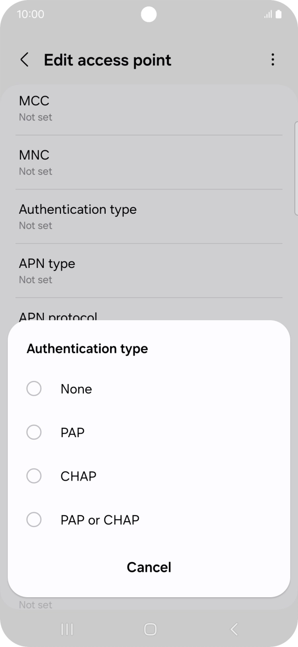 Press PAP. Press PAP.