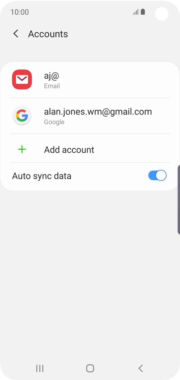 Press the Home key to return to the home screen.
