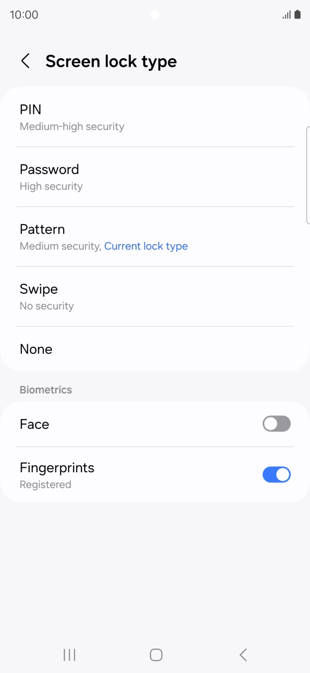 Press None. Press None.