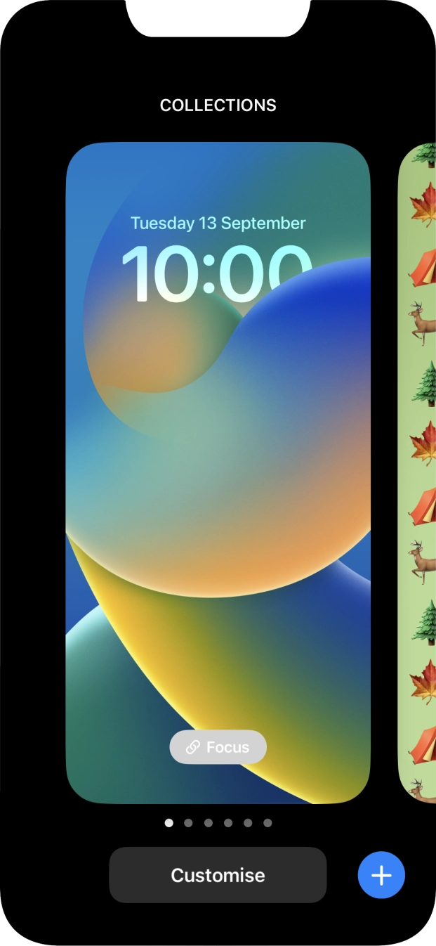 Press the add icon. Press the add icon.