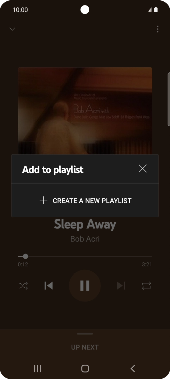 Press CREATE A NEW PLAYLIST.