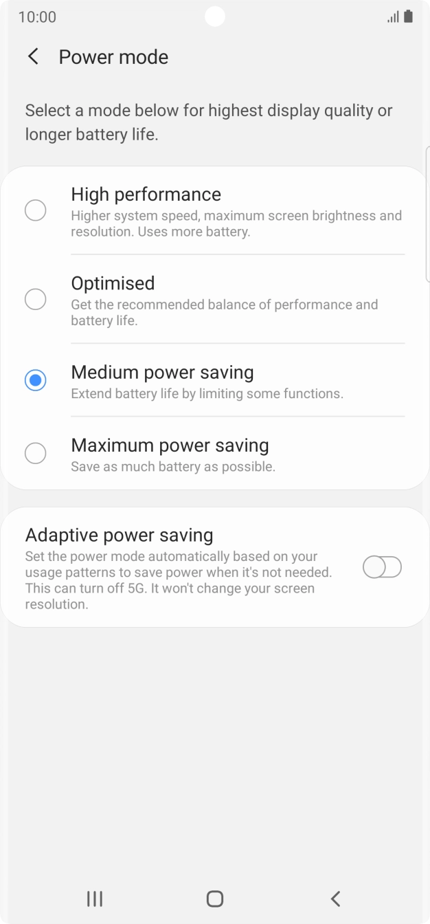 Press the Home key to return to the home screen.