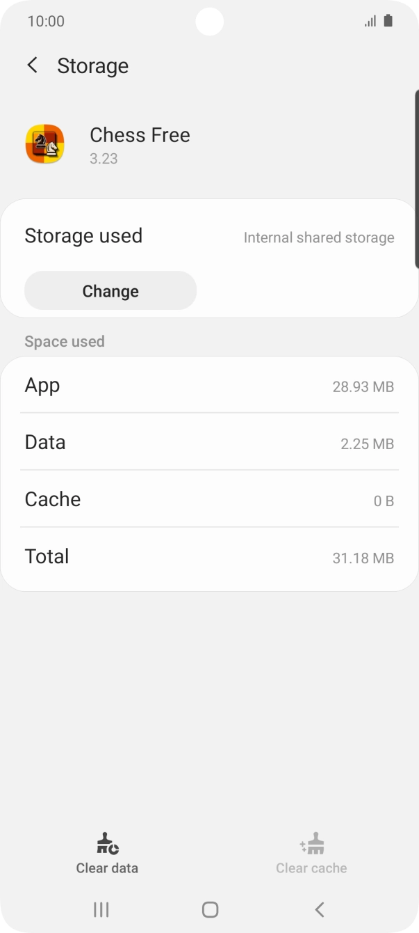 Press the Home key to return to the home screen.