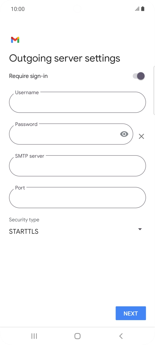 Press the indicator next to 'Require sign-in' to turn on the function.