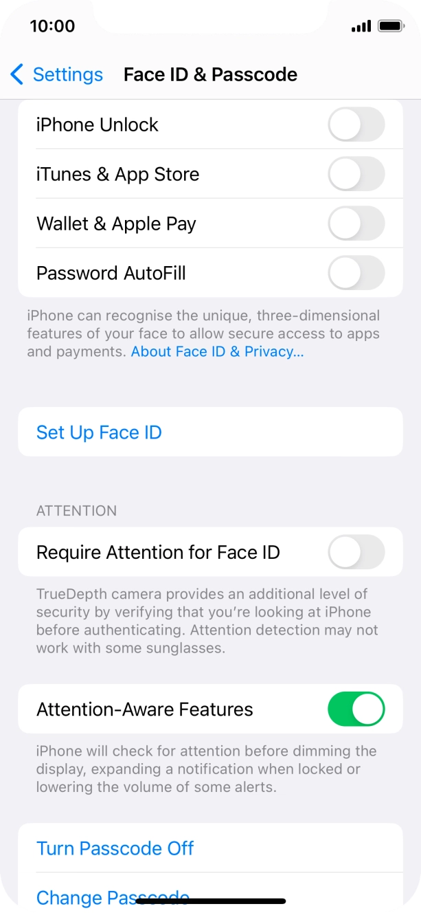 Press Turn Passcode Off and key in the phone lock code. Press Turn Passcode Off and key in the phone lock code.