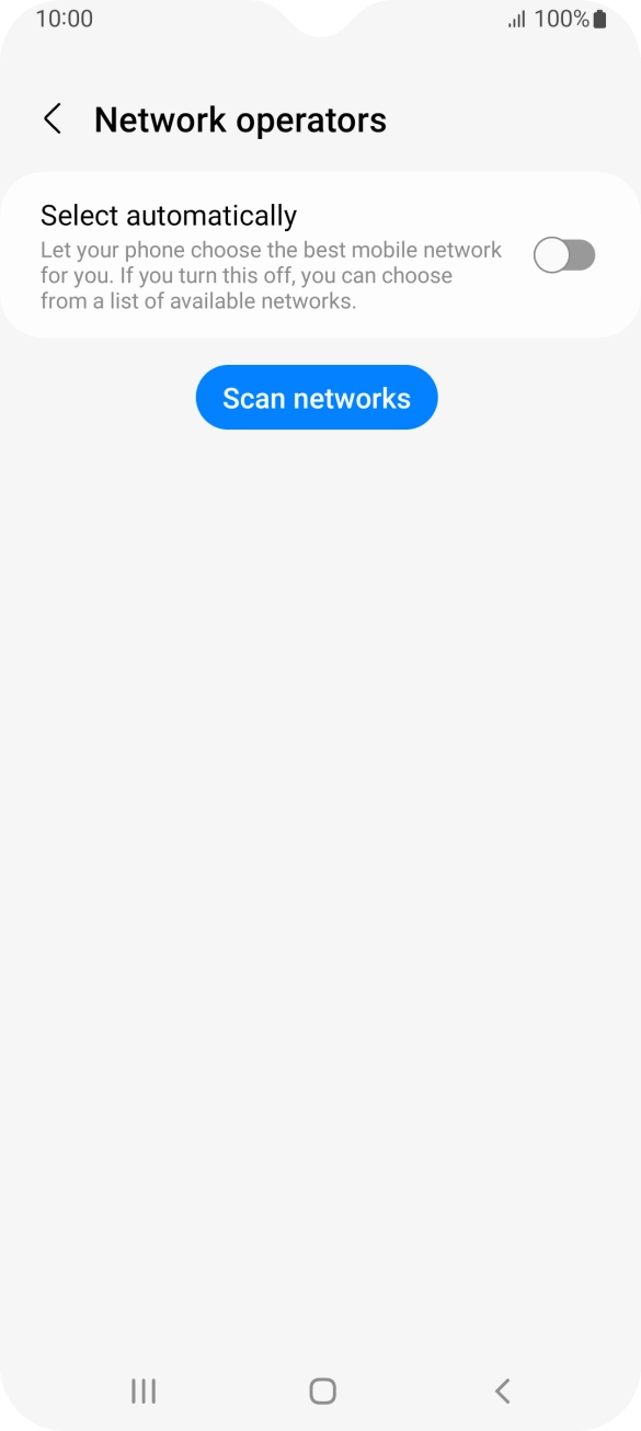 Press the indicator next to 'Select automatically' to turn on the function. Press the indicator next to 'Select automatically' to turn on the function.