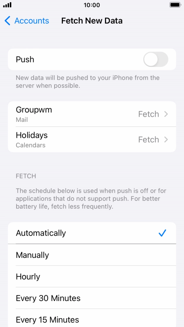 If you turn off the function, press the required setting. If you turn off the function, press the required setting.