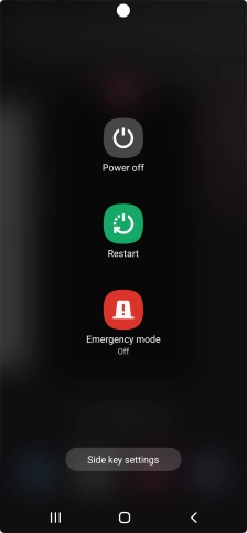 Press Power off.