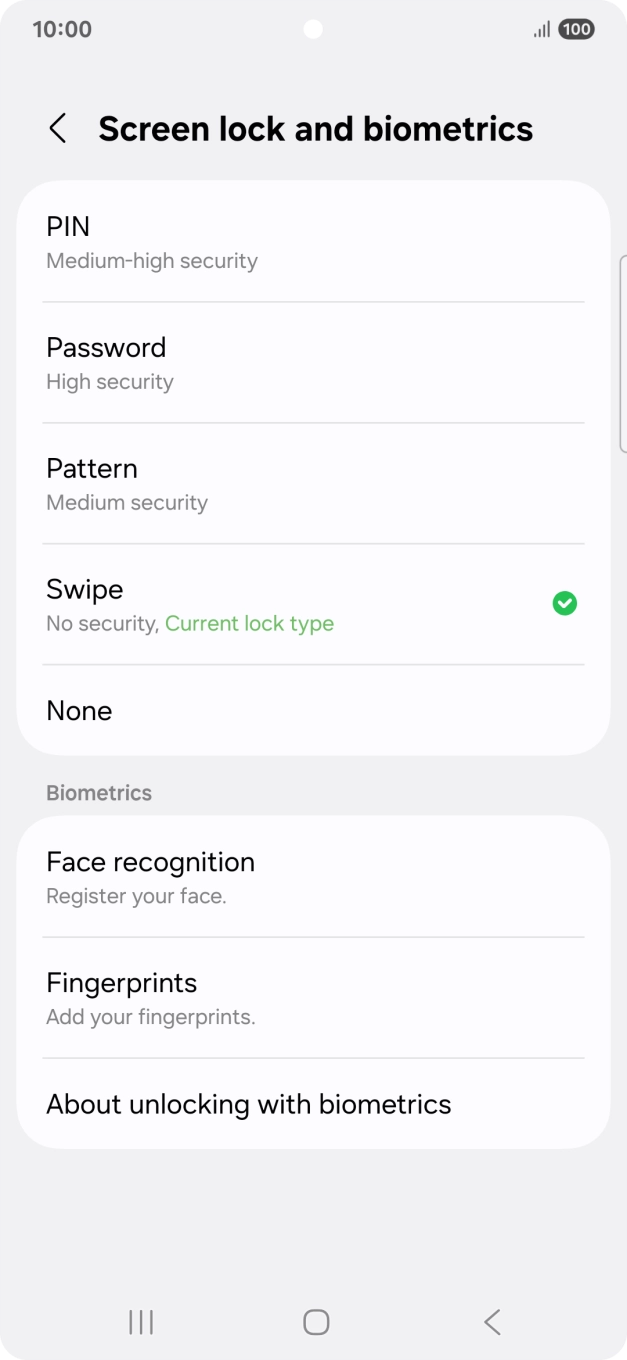 Press Fingerprints. Press Fingerprints.