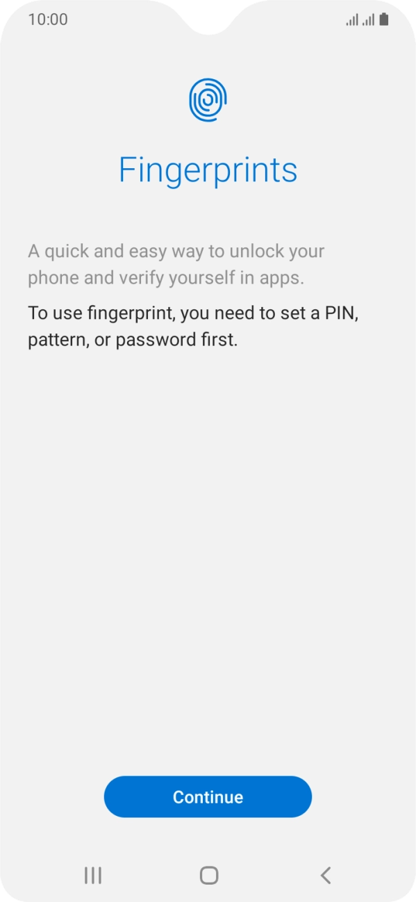 Press Continue. Press Continue.
