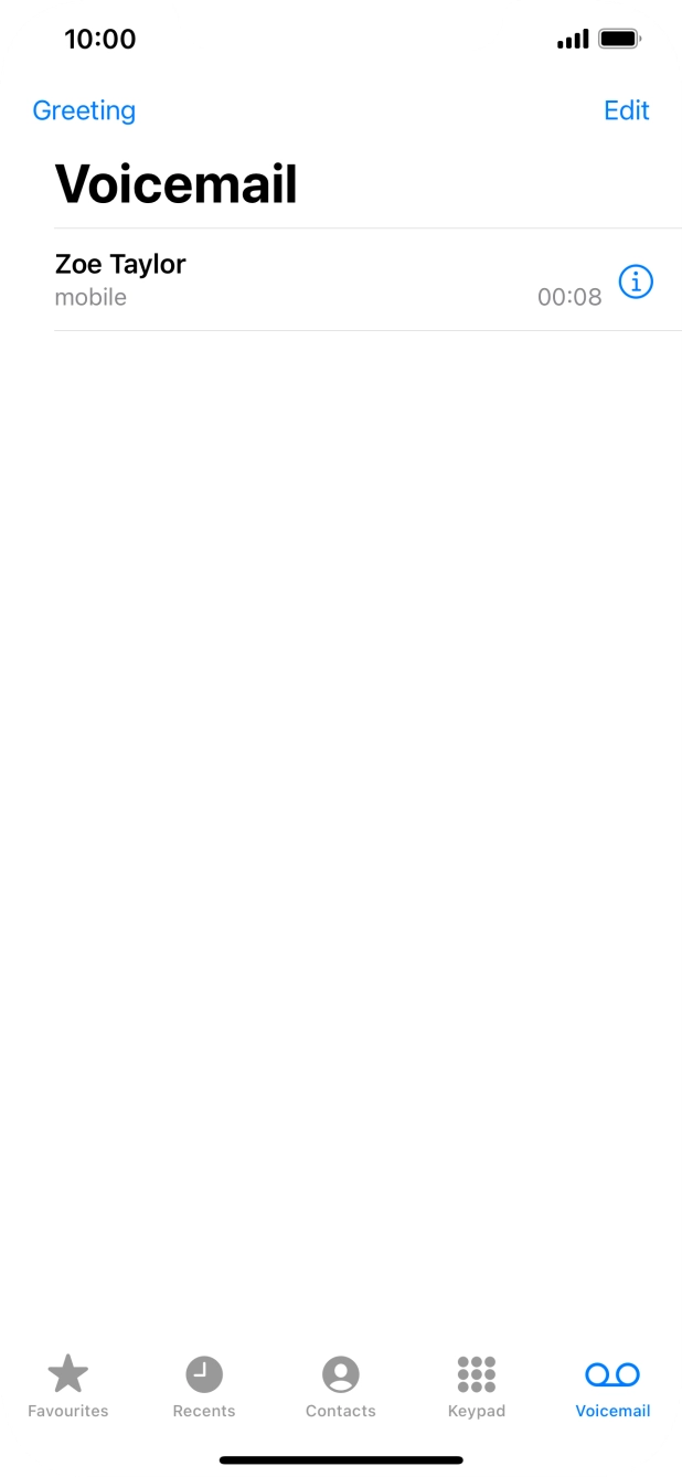 Press the required message. Press the required message.