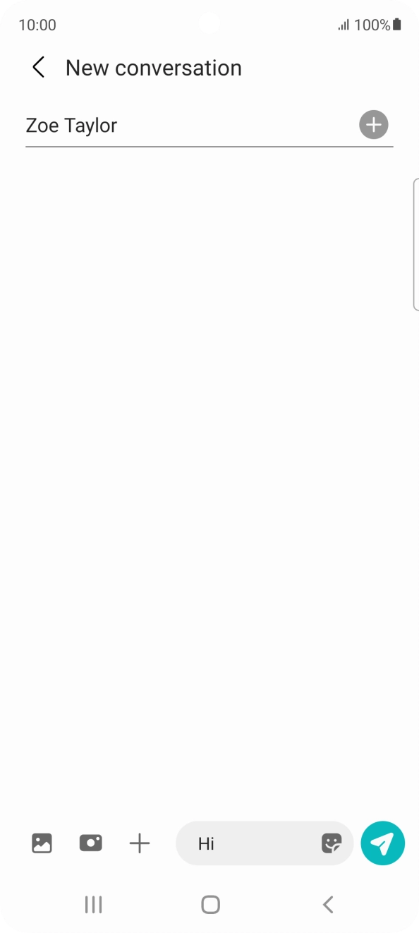 Press the picture icon. Press the picture icon.