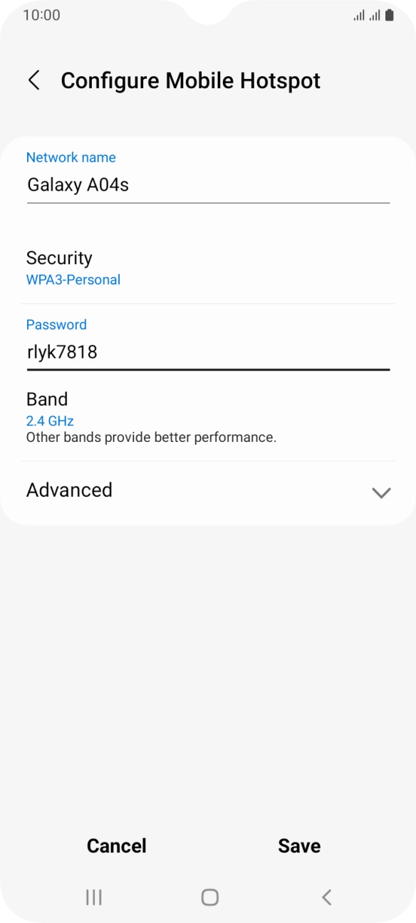 Press Save. Press Save.