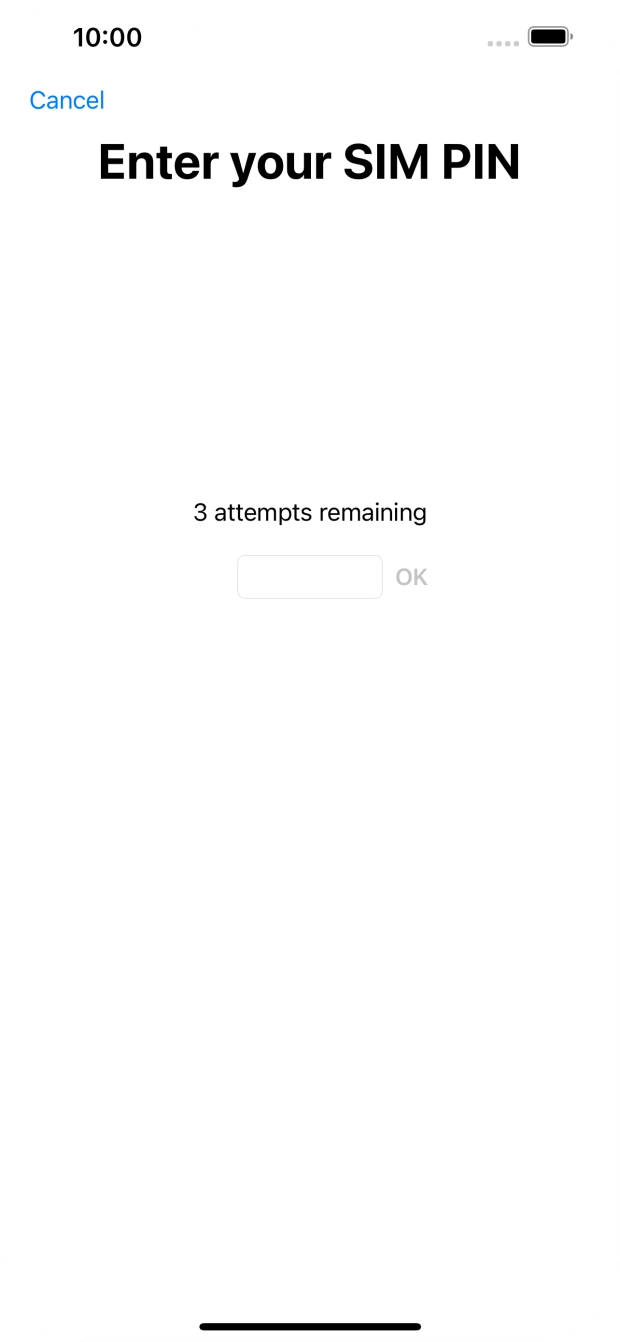 If your SIM is locked, key in your SIM PIN and press OK. The default SIM PIN is 0000.