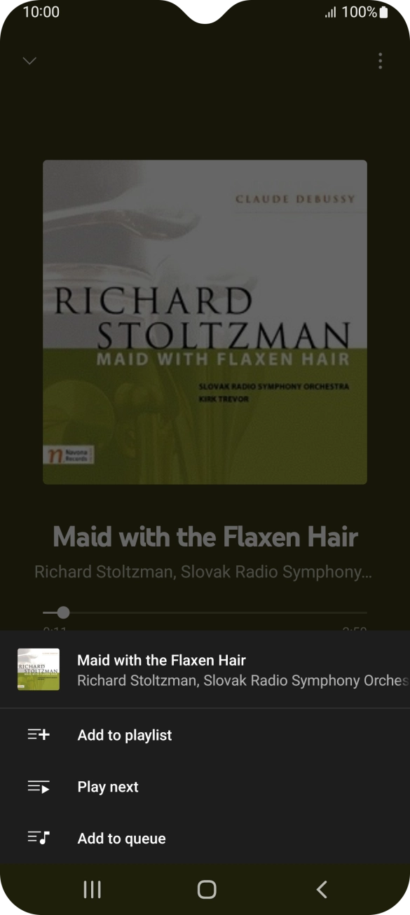 Press Add to playlist.