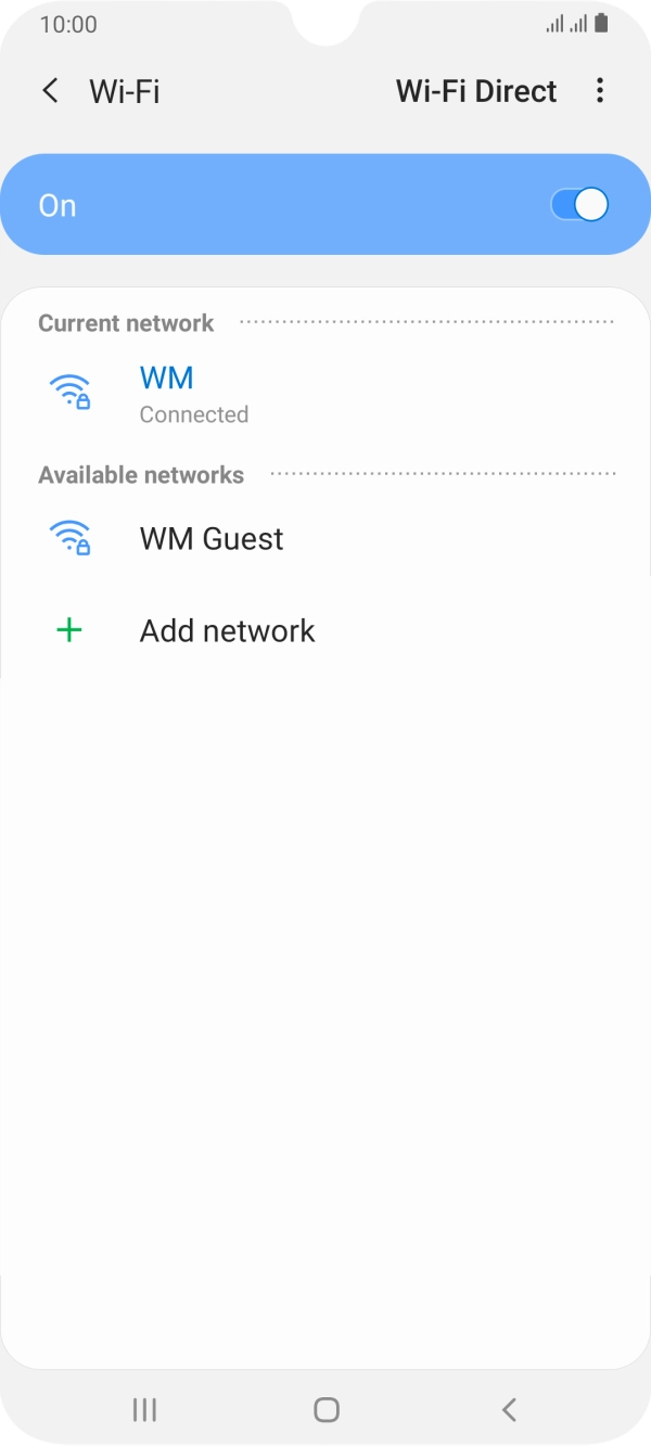 Press the Home key to return to the home screen.