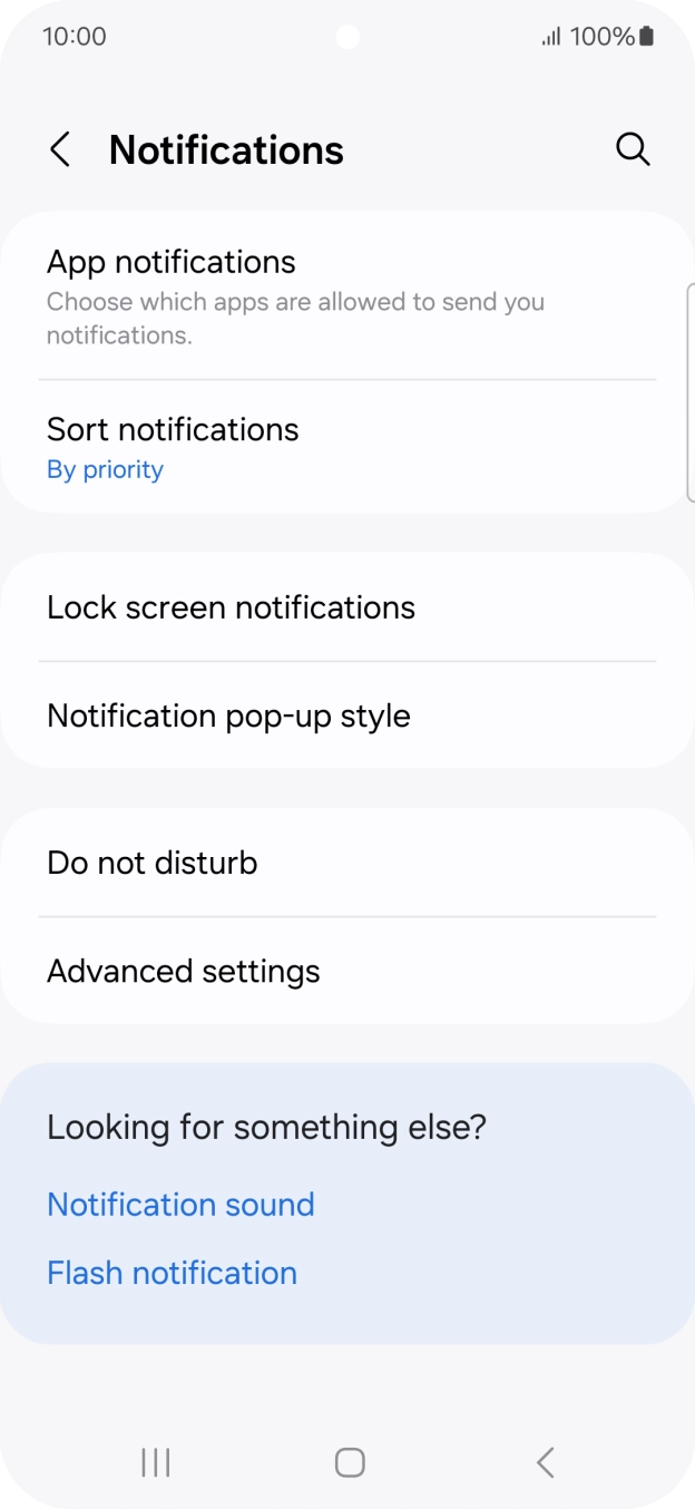 Press App notifications.