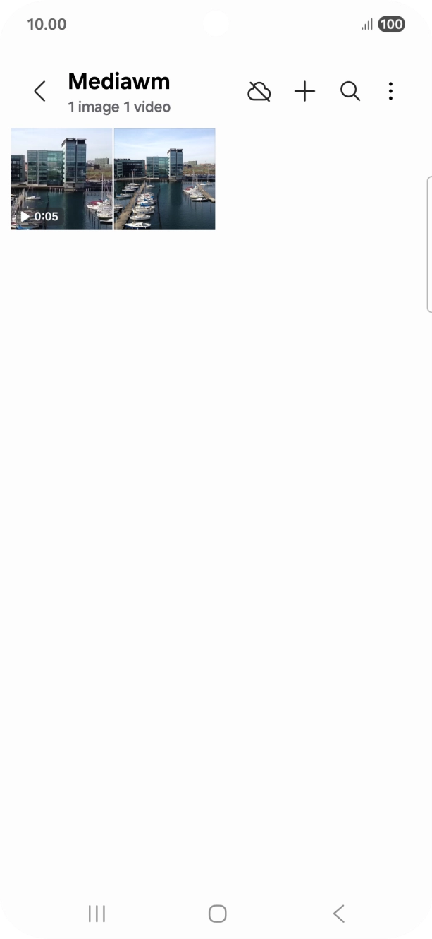 Press the Home key to return to the home screen.