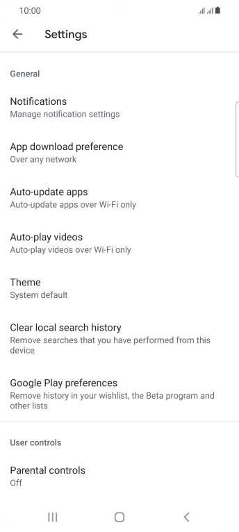 Press Auto-update apps. Press Auto-update apps.