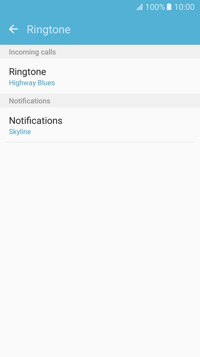Press the Home key to return to the home screen.