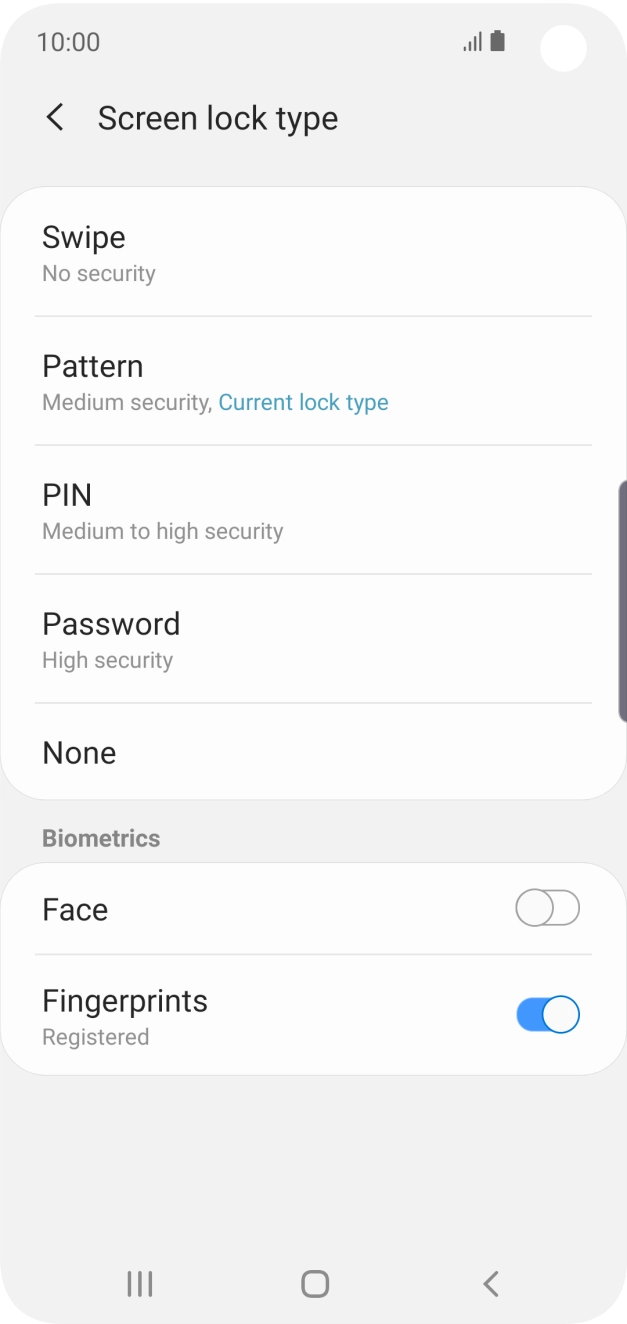 Press None. Press None.