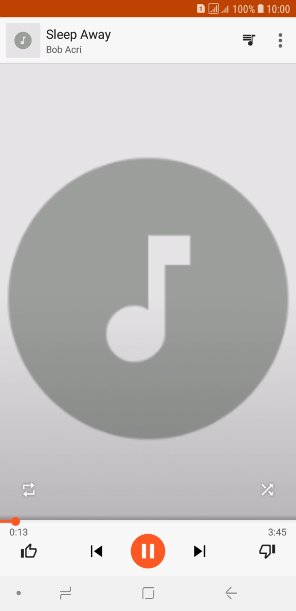 Press arrow right to go to the next audio file. Press arrow right to go to the next audio file.