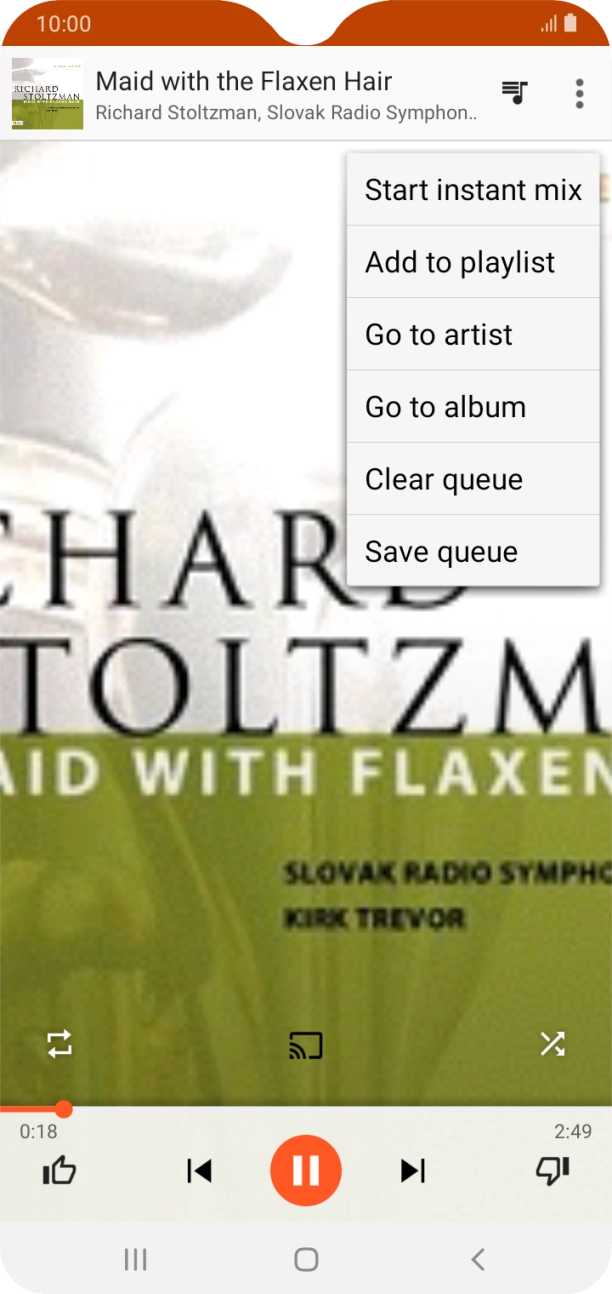 Press Add to playlist.