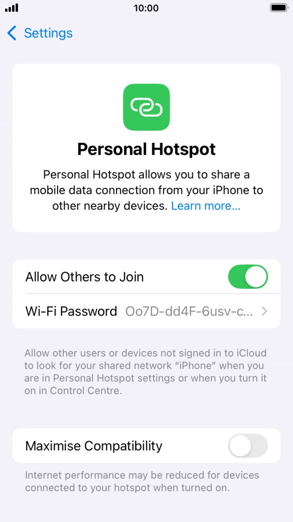 Press the Home key to return to the home screen.