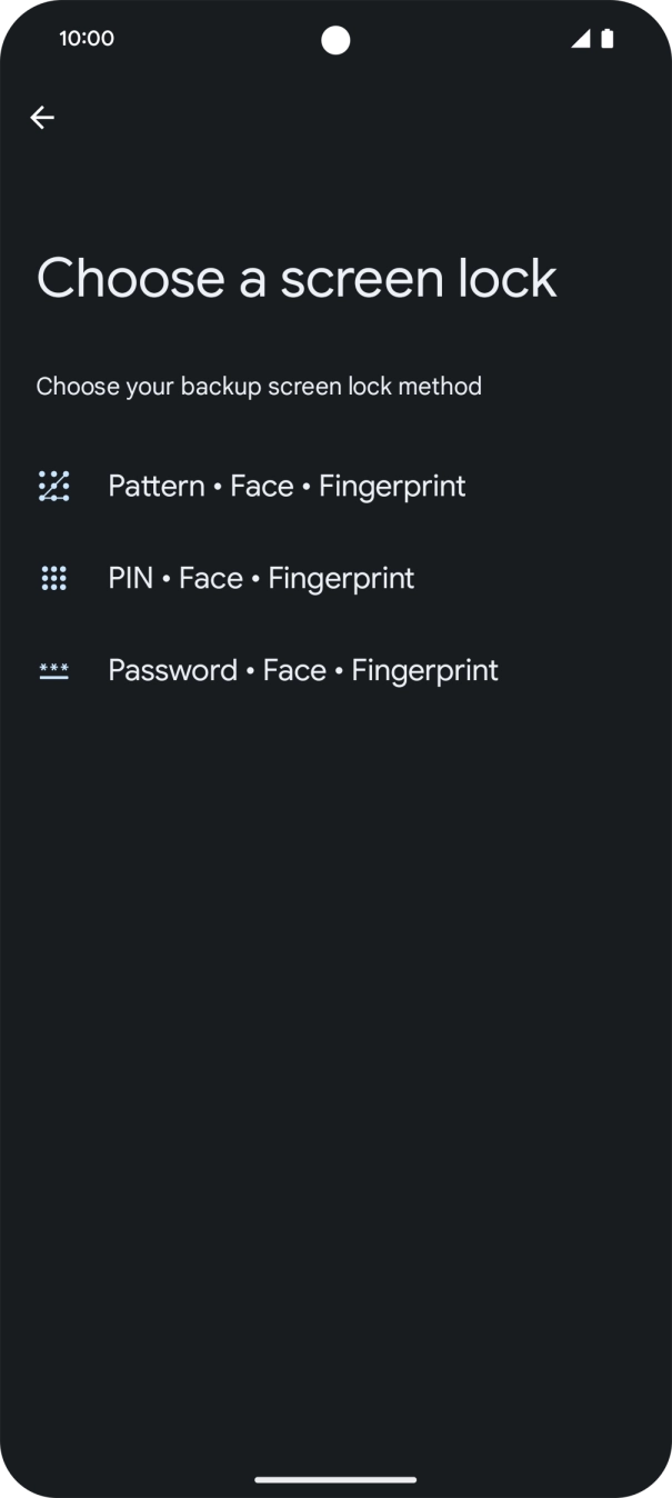 Press the required phone lock code and follow the instructions on the screen to create an additional phone lock code. Press the required phone lock code and follow the instructions on the screen to create an additional phone lock code.