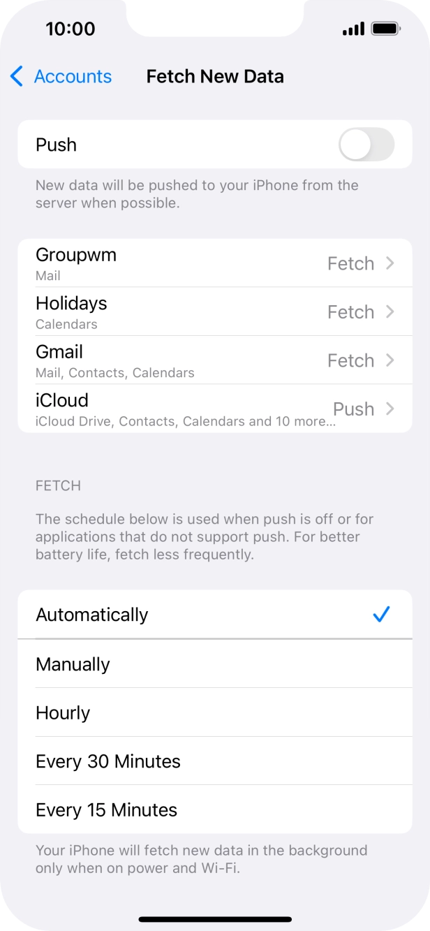 If you turn off the function, press the required setting. If you turn off the function, press the required setting.